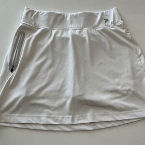 Fila Sport women’s white pickle ball Tennis Skort Size small